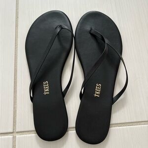 TKEES Women's Elegant Black Sandals